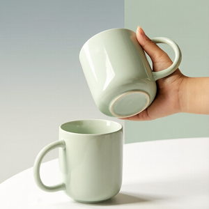 Light Celadon Large Capacity Ceramic Mug