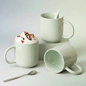 Light Celadon Large Capacity Ceramic Mug
